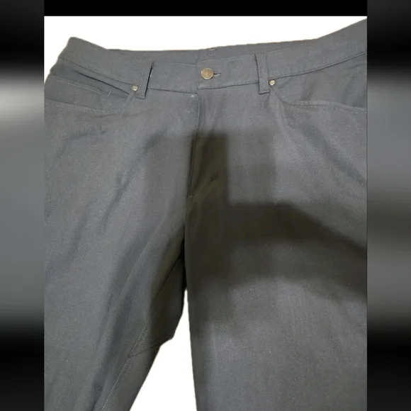 Lululemon Men’s ABC Pants Size 34"L Warpstreme LM5426S Black Stretch Athleisure - Picture 3 of 13